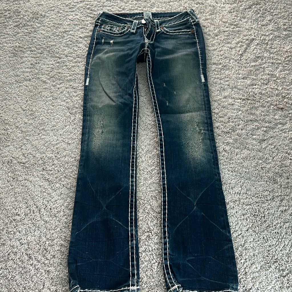 True Religion Distressed Jeans Size 28